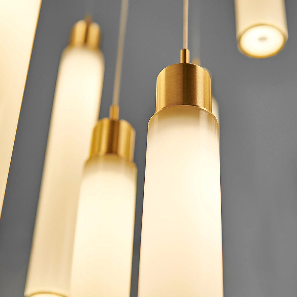 White Candle 5 Multi-Light Pendant