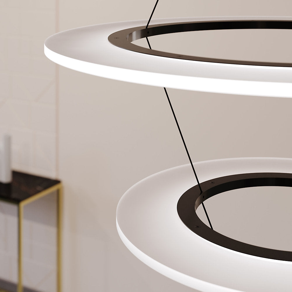Arctic Rings Triple LED Ring Pendant