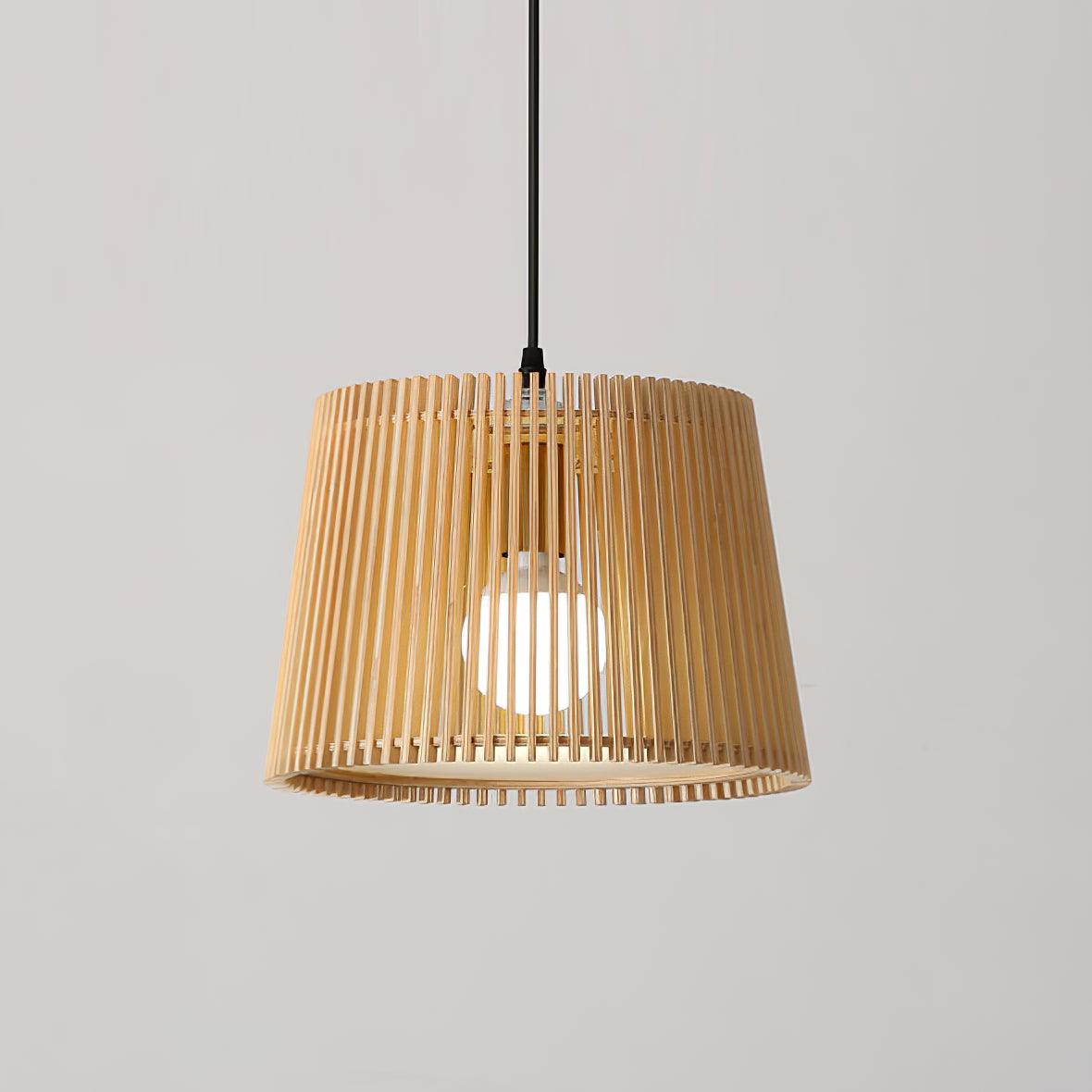 Samantha Pendant Lamp Dia 15.7″ x H 8.2″/ Dia 40cm x H 21cm / Wood Color Pendant light