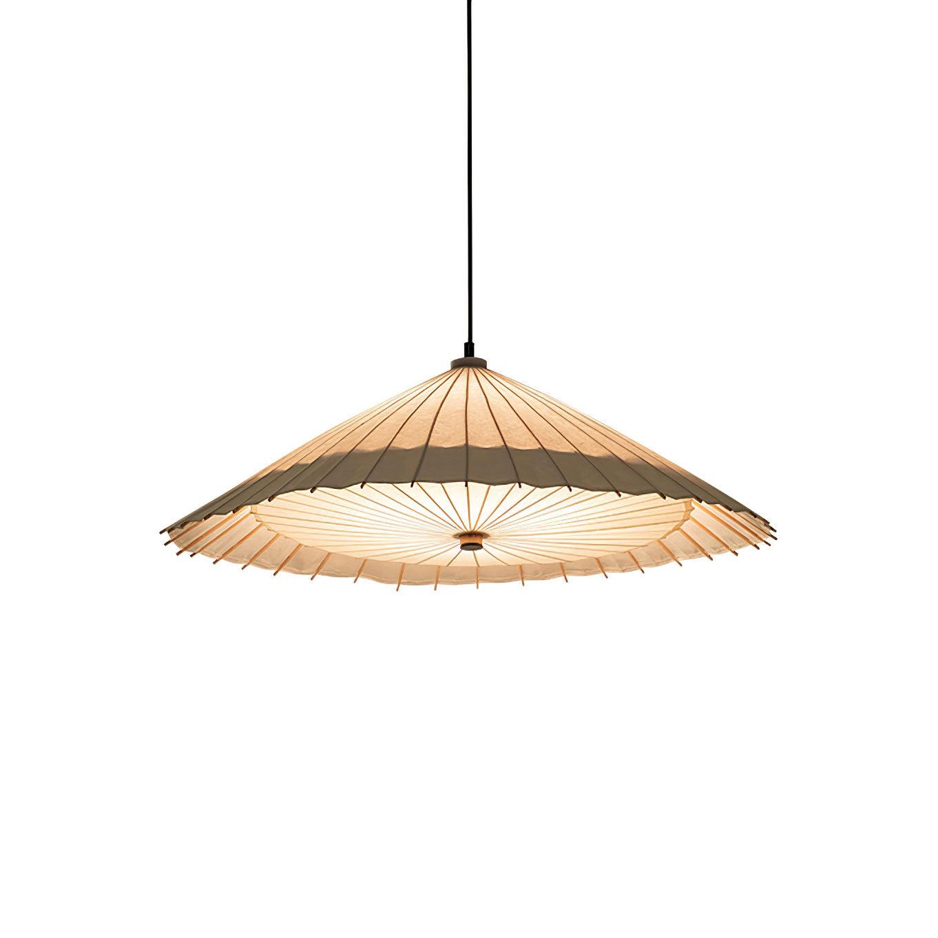 Shade Umbrella Pendant Lamp Model B Dia 23.6″ x H 10.2″ / Dia 60cm x H 26cm / Beige Pendant light