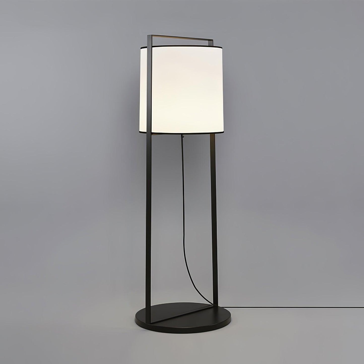 Silhouette Textile Floor Lamp Dia 21.7″ x H 59.1″ / Dia 55cm x H 150cm / Black & White / US Plug Floor lamp