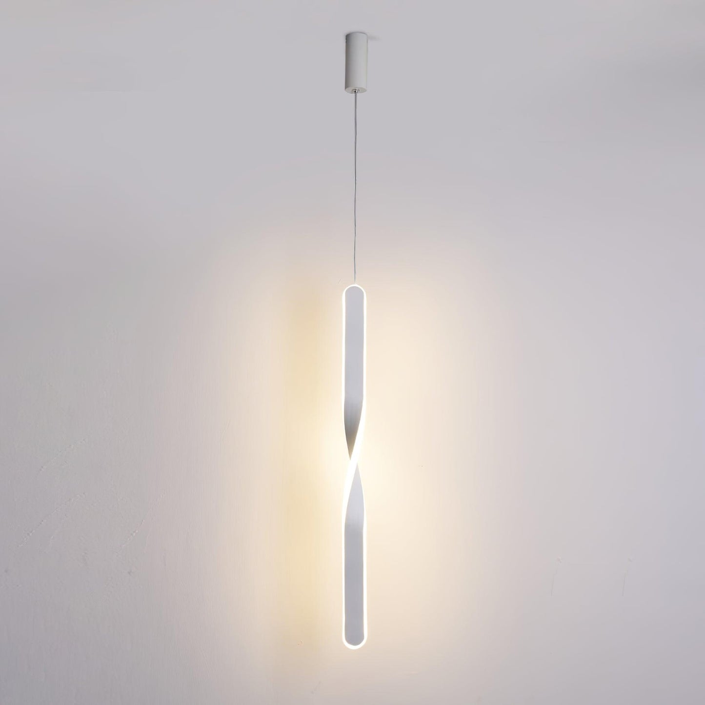 Stix Pendant Light Model B: ? 1.7″ x H 23.6″ / Dia 4.2cm x H 60cm / White / Warm Light Pendant light