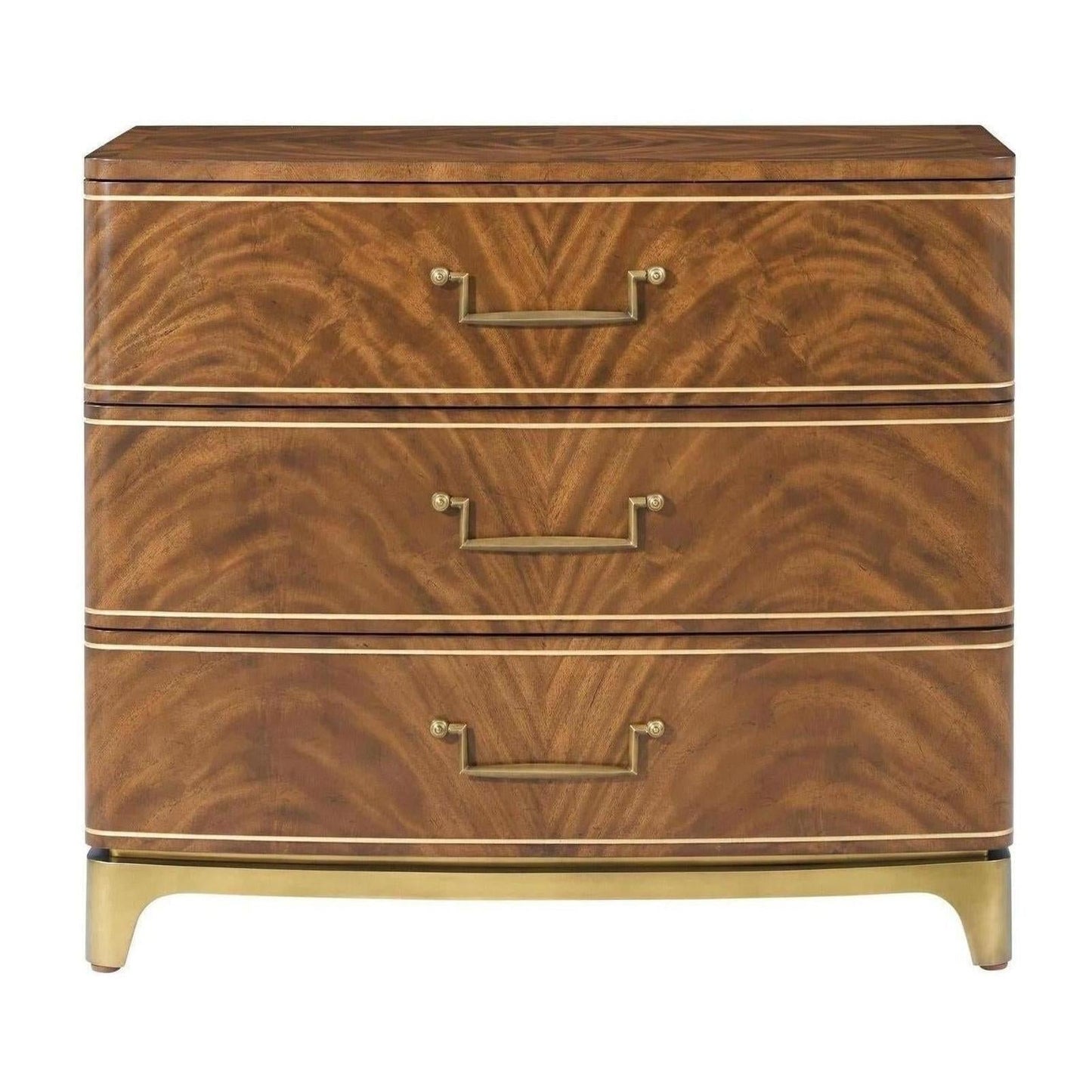 Theodore Alexander Spencer London Burl Nightstand