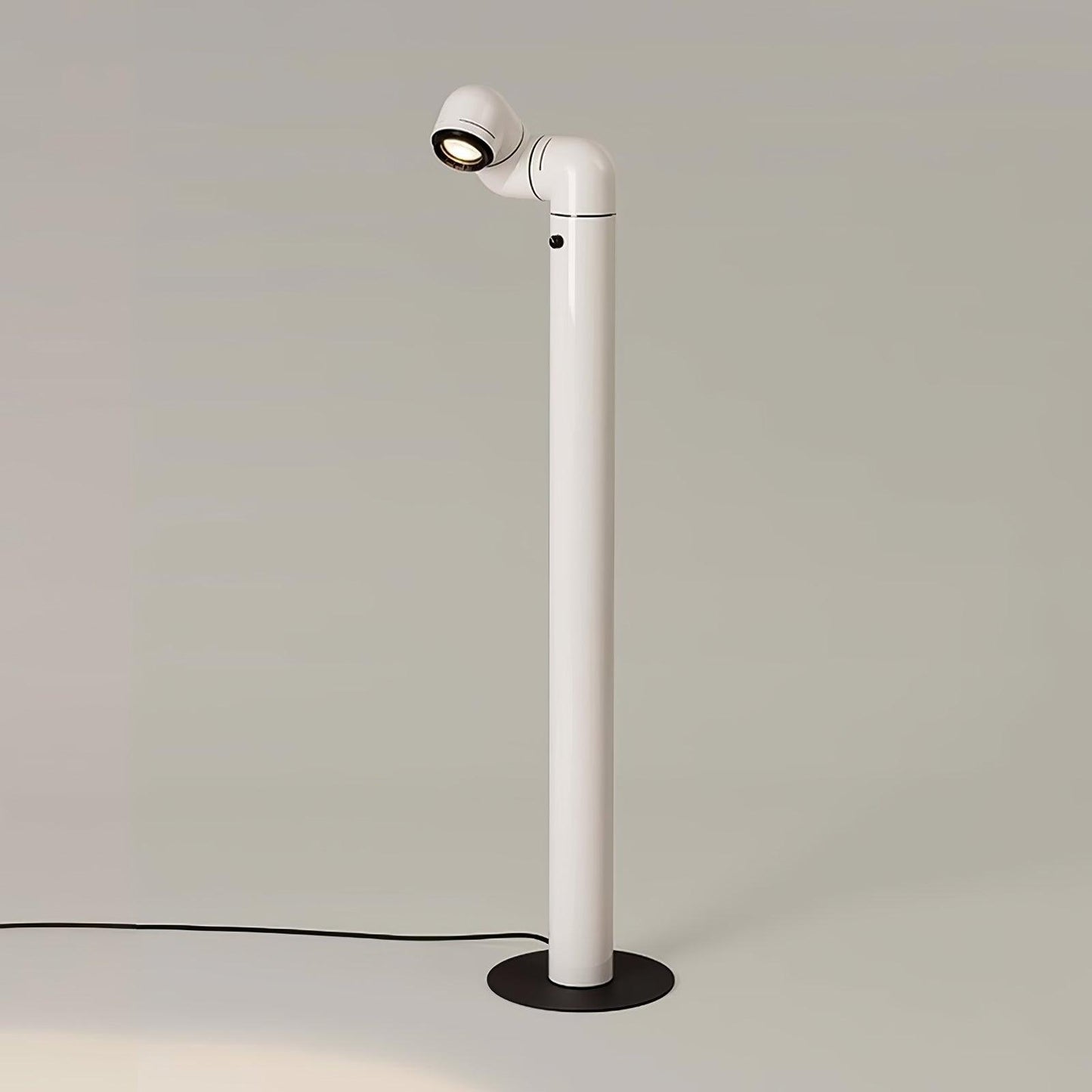 Tatu Alta Floor Lamp Dia 9.1″ x H 45.7″ / Dia 23cm x H 116cm / White / US Plug Floor lamp