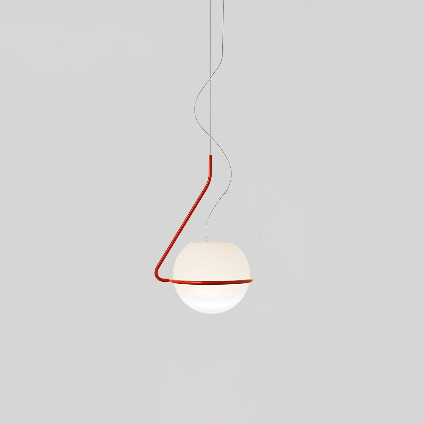 Tonda Pendant Lamp Dia 5.9″ x H 13’’ / Dia 15cm x H 33cm / Red Pendant light
