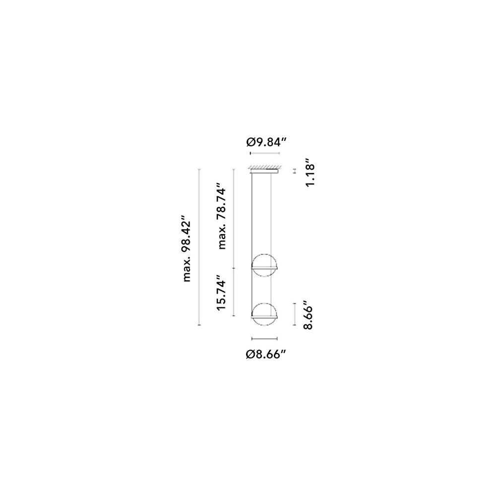 Palma Double Pendant