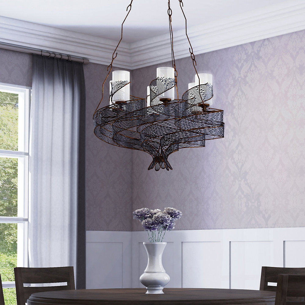 Flow 6-Light Chandelier