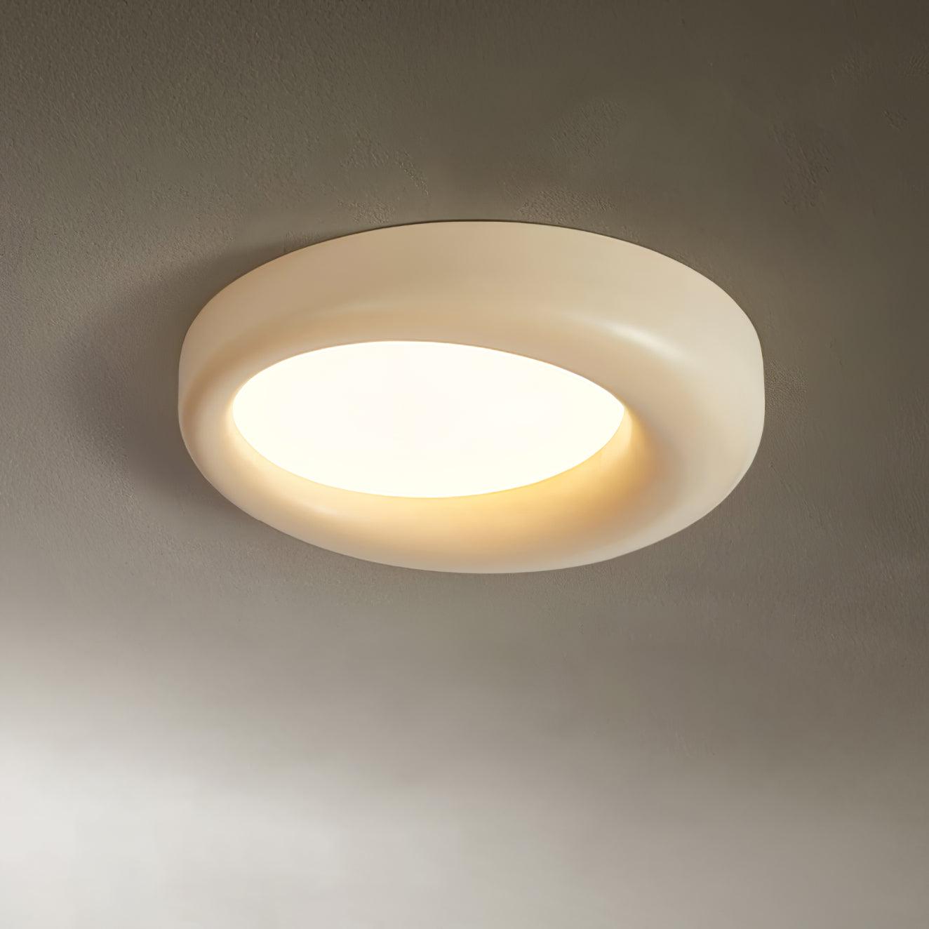 Zero Round Ceiling Lamp ? 22.8″ x H 3.5″/ Dia 58cm x H 13cm / Beige / Warm White Ceiling lamp