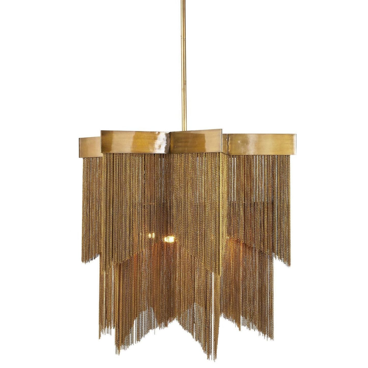 Arteriors Bridget Chandelier Vintage Brass