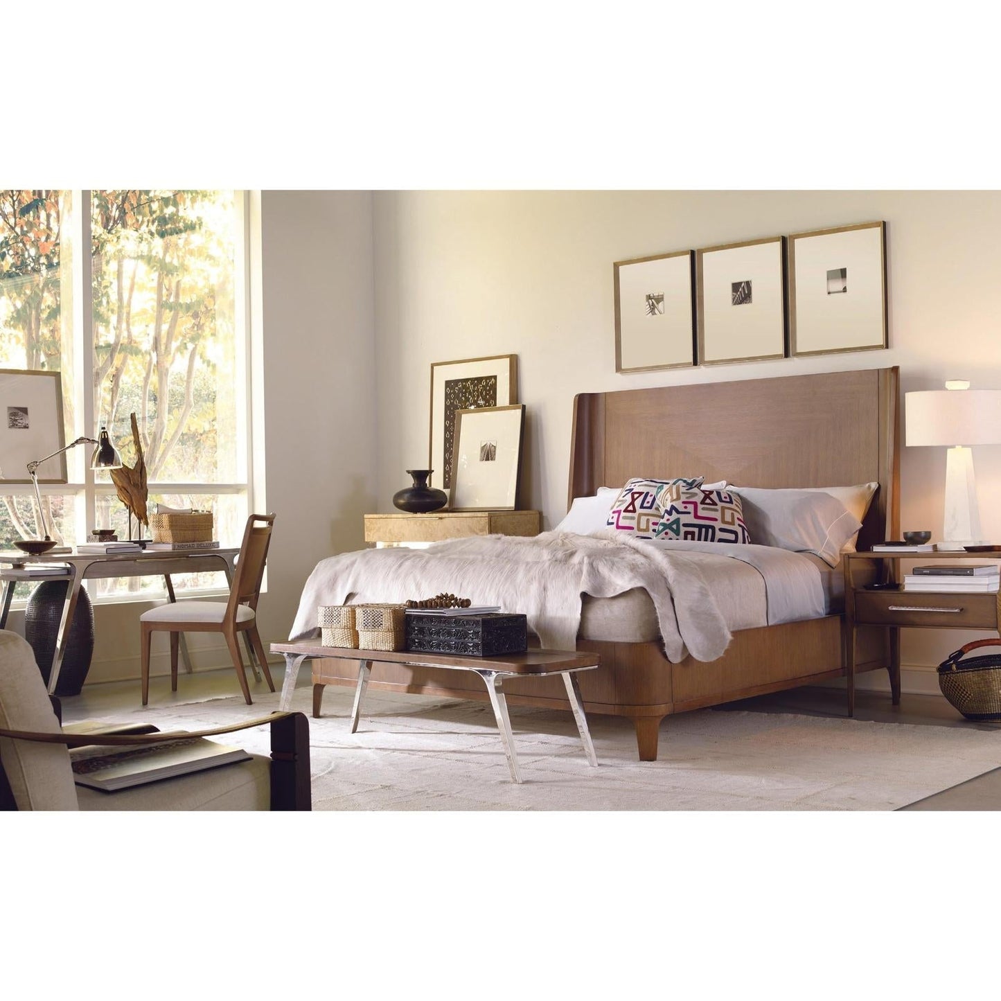 Century Furniture Bowery Place Cerused Bed