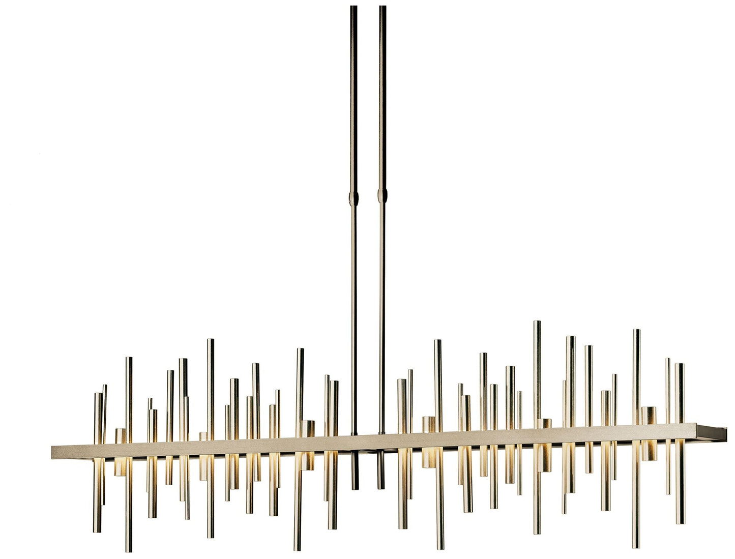 Cityscape 51.9" Wide Large Soft Gold LED Pendant With Soft Gold