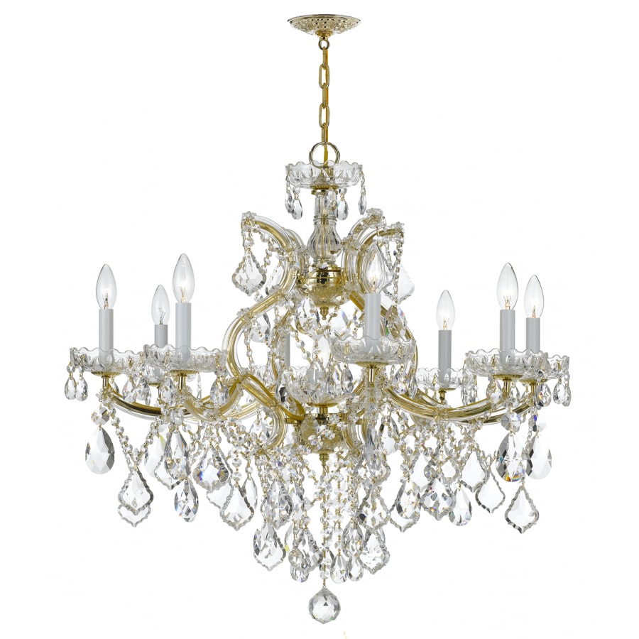 Crystorama Lighting Group Maria Theresa 9 Light 28" Wide Crystal Chandelier with Swarovski Spectra Crystal Accents