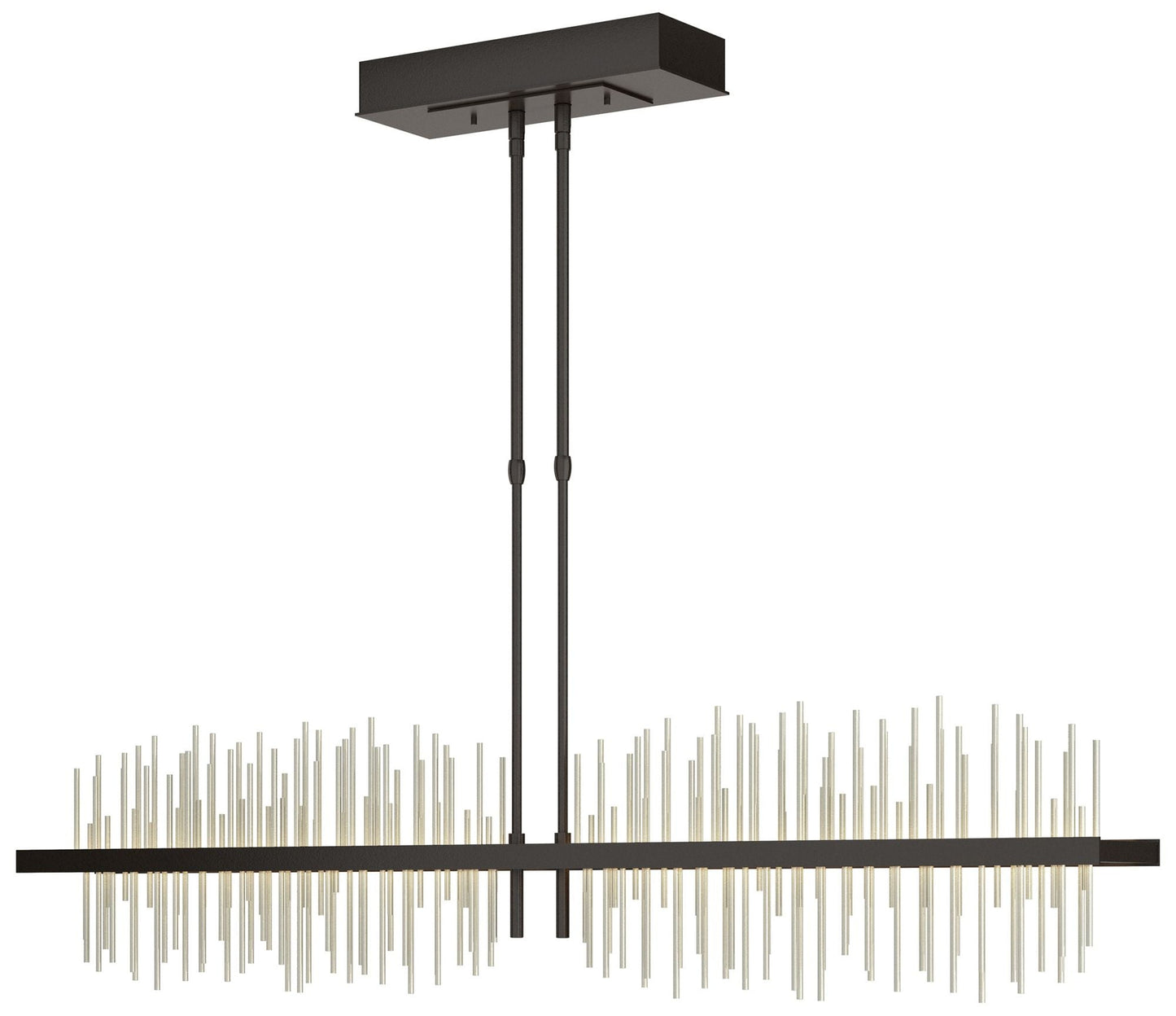 Gossamer 51.9" Wide Large Oil Rubbed Bronze And Sterlings LED Pendant