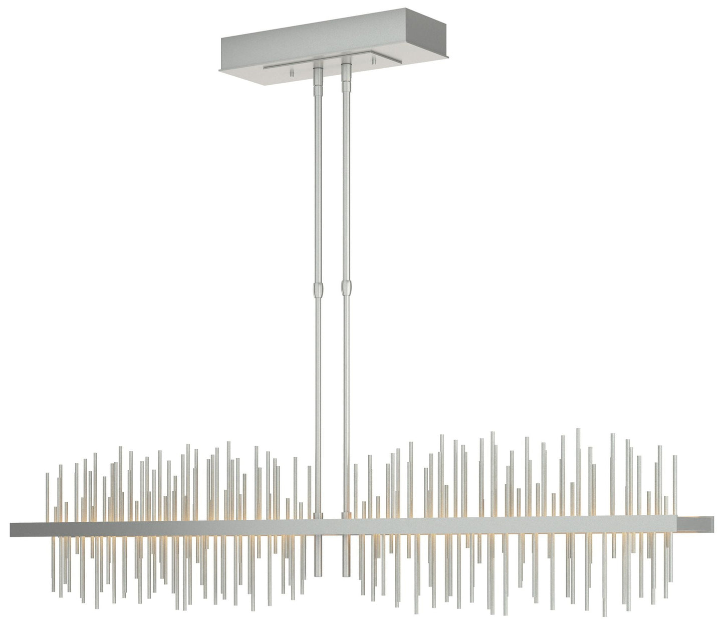 Gossamer 51.9" Wide Large Vintage Platinum LED Pendant