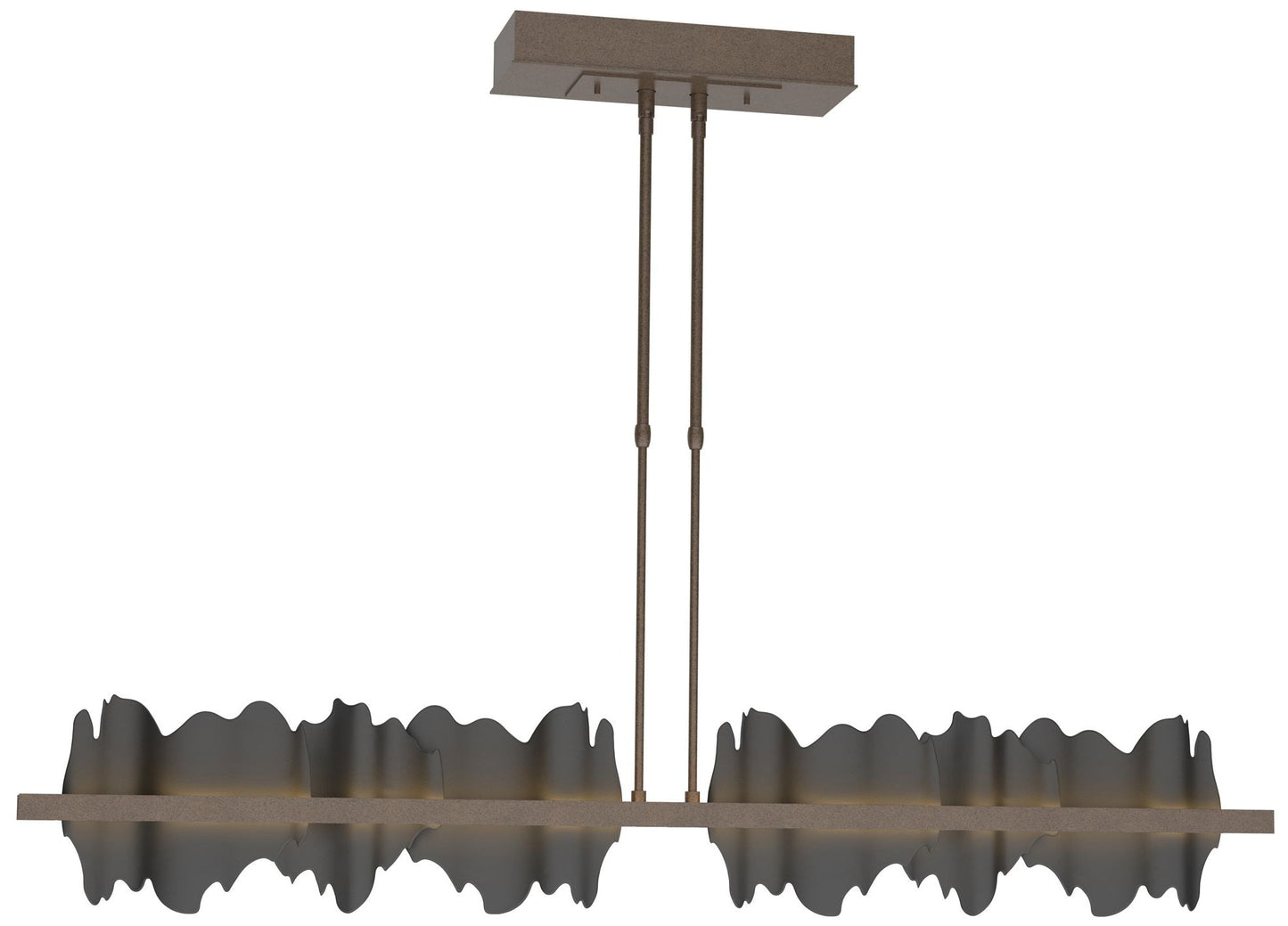 Hildene Large LED Pendant - Bronze - Black