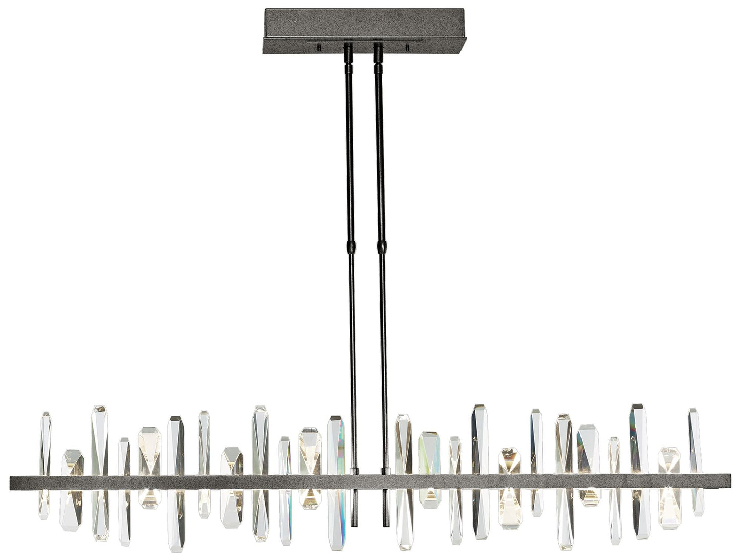 Solitude 51.9" Wide Large Natural Iron LED Pendant