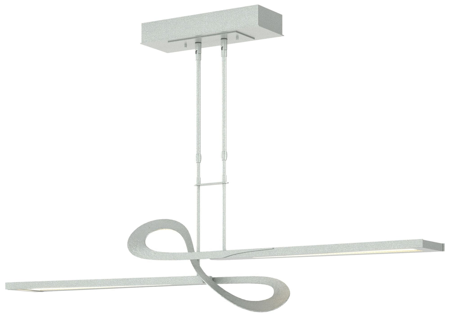Switchback 49.8" Wide Vintage Platinum LED Pendant