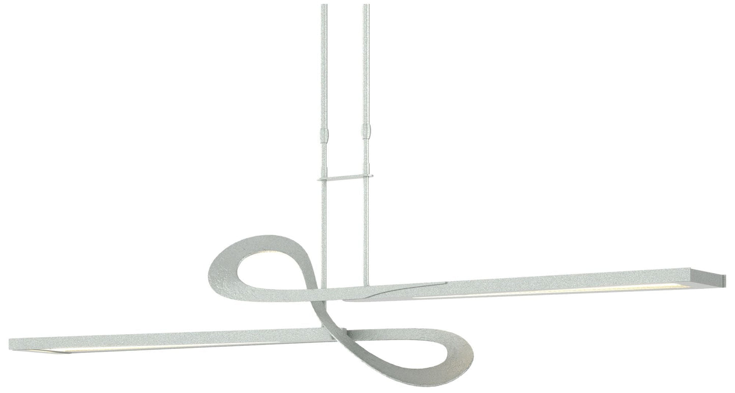 Switchback 49.8" Wide Vintage Platinum Long LED Pendant