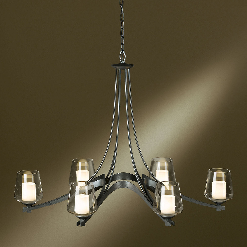 Ribbon Oval Chandelier