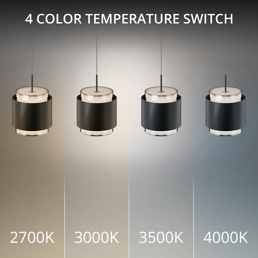 WAC Lighting Banded 28" Wide LED Multi Light Pendant