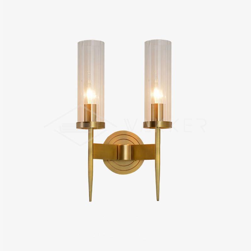 Alouette Wall Light ? 9.4″ x H 15.8″ / Dia 24cm x H 40cm / Brass Wall lamp