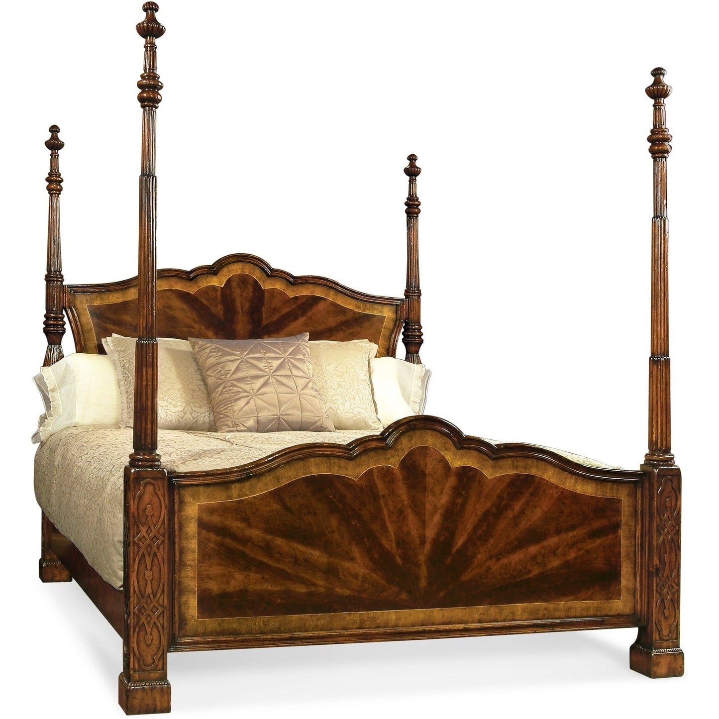 Jonathan Charles Buckingham Four Poster Bed - King (493801-USK-MAH)