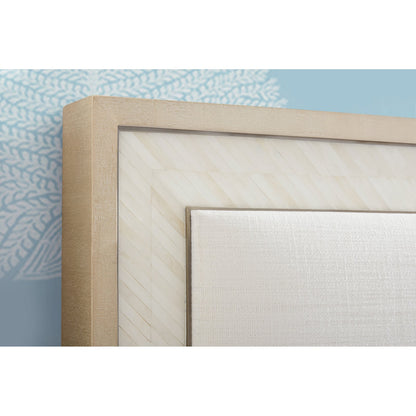 Jonathan Charles Tideline Bone & Linen Upholstered Bed - King (500389-USK-NDK-F058)