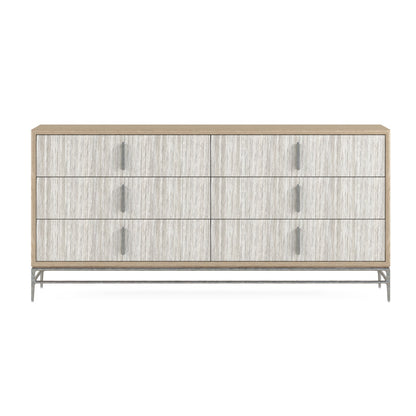 Jonathan Charles Clapotis Danish Cord Double Dresser (500390-BLO-DPC)