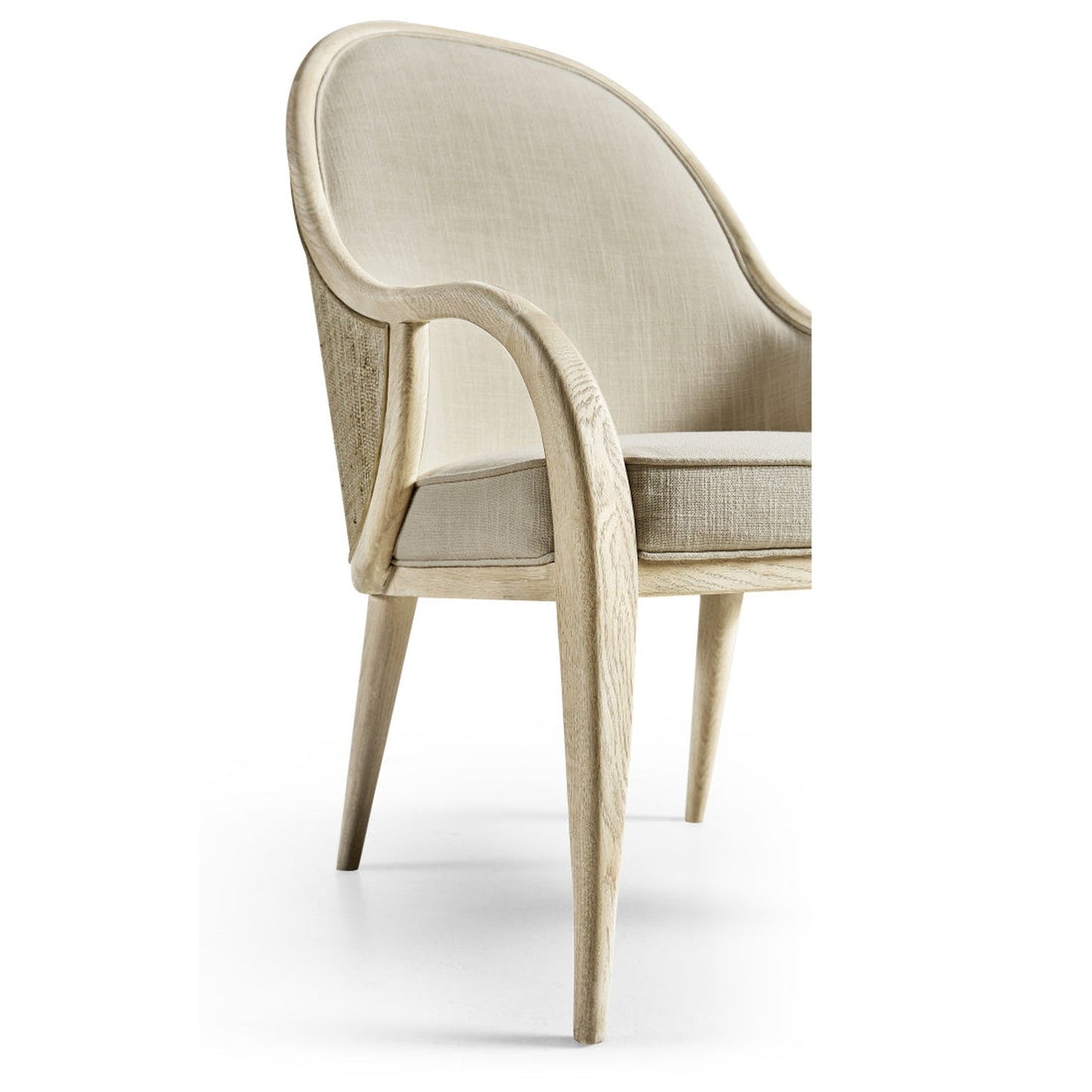 Jonathan Charles Basin Dining Arm Chair (500455-AC-BLO-F058) - Set of 2