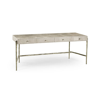 Jonathan Charles Surge Madrona Burl Desk (500401-DMB)