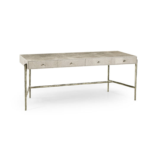 Jonathan Charles Surge Madrona Burl Desk (500401-DMB)