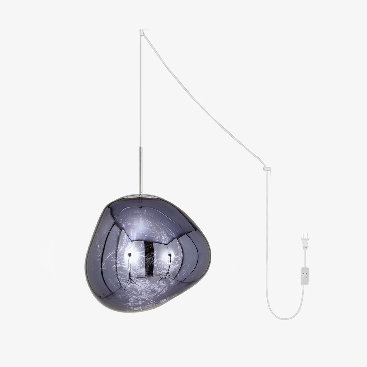 Lava Swag Pendant Lamp ? 7″ / Dia 18cm / Smoke Gray / US Plug 1001 Pendant light