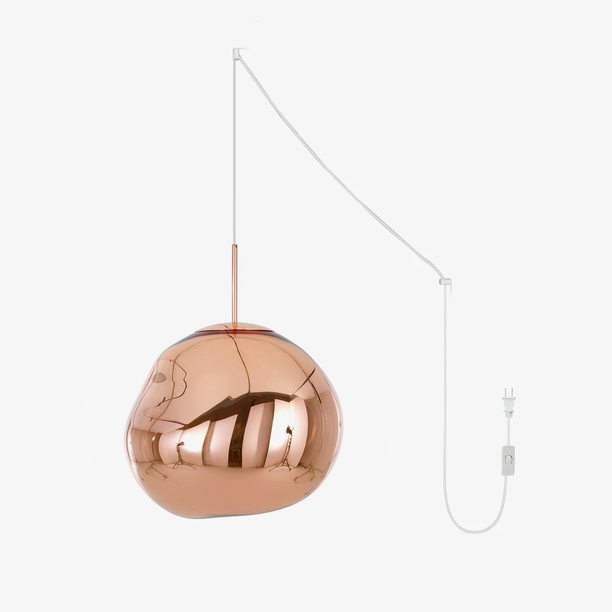 Lava Swag Pendant Lamp ? 7″ / Dia 18cm / Rose Gold / US Plug 1001 Pendant light