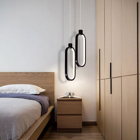 Nordlux AuraLine Wall Lamp – Slim Nordic Minimalist Chandelier Fully Made of Copper