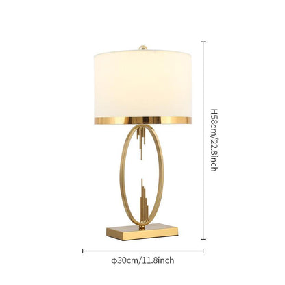 Metal Table Lamp Dia 11.8″ x H 22.8″ / Dia 30cm x H 58cm / US Plug Table lamp