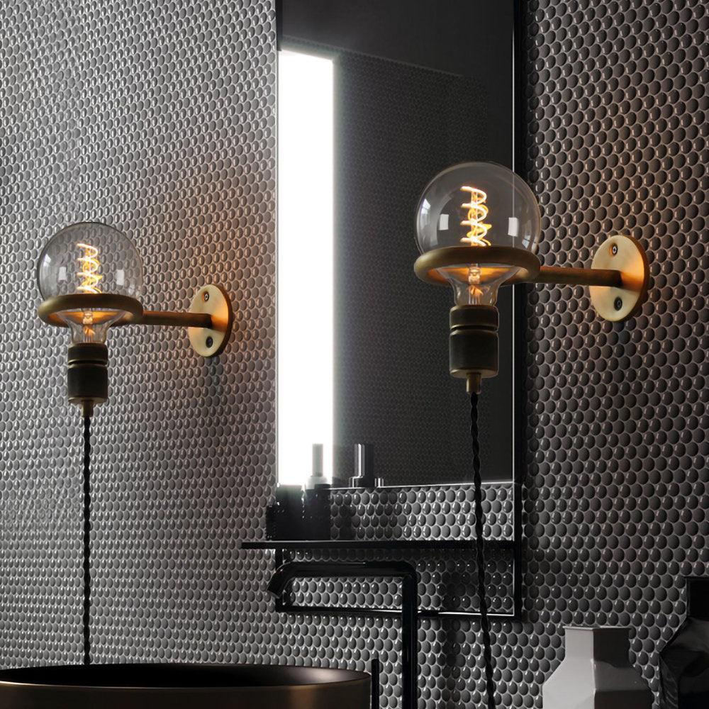 Loop Minimalist Wall Light With Wall Socket Wall lamp