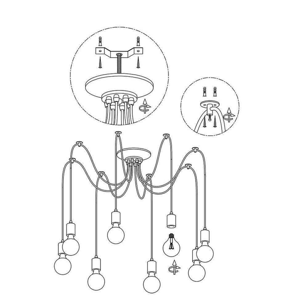 Spider Ceiling Chandelier Chandelier