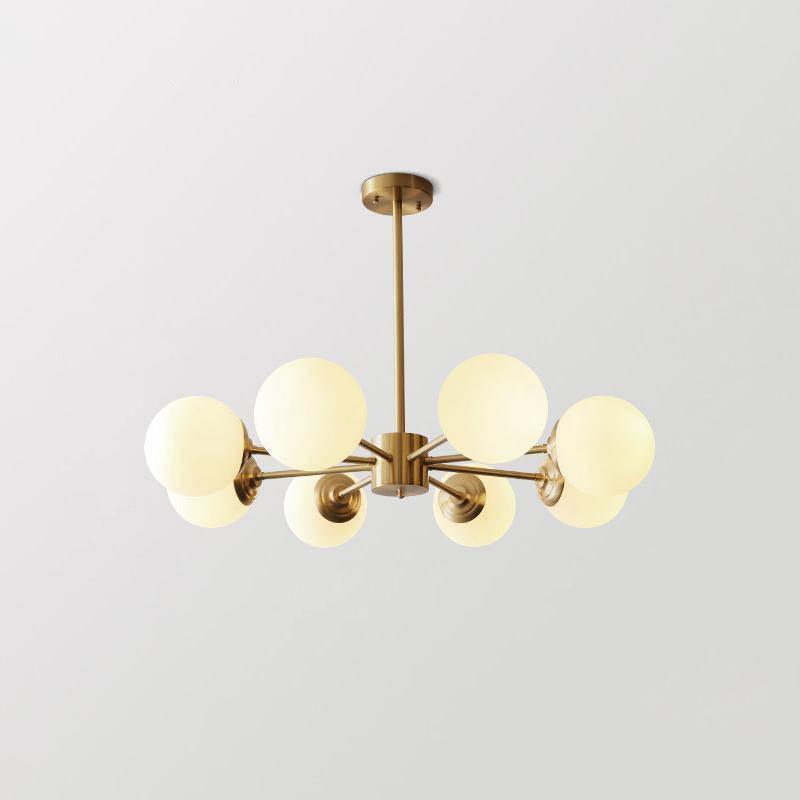 Karrington Chandeliers 8heads Dia 31.5″ x H 20.5″ / Dia 80cm x H 52cm / Brass Chandelier