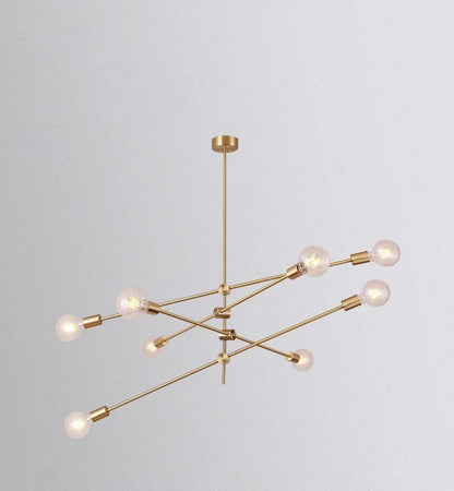 Mobile Pendant Light Dia 39.4″ x H 39.4″ / Dia 100cm x H 100cm / Brass Chandelier