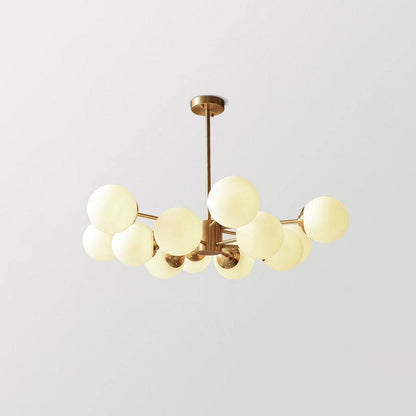 Karrington Chandeliers 6 + 6heads Dia 35.4″ x H 22″ / Dia 90cm x H 56cm / Brass Chandelier