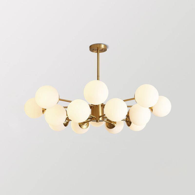 Karrington Chandeliers 8 + 8heads Dia 37.8″ x H 23.6″ / Dia 96cm x H 60cm / Brass Chandelier