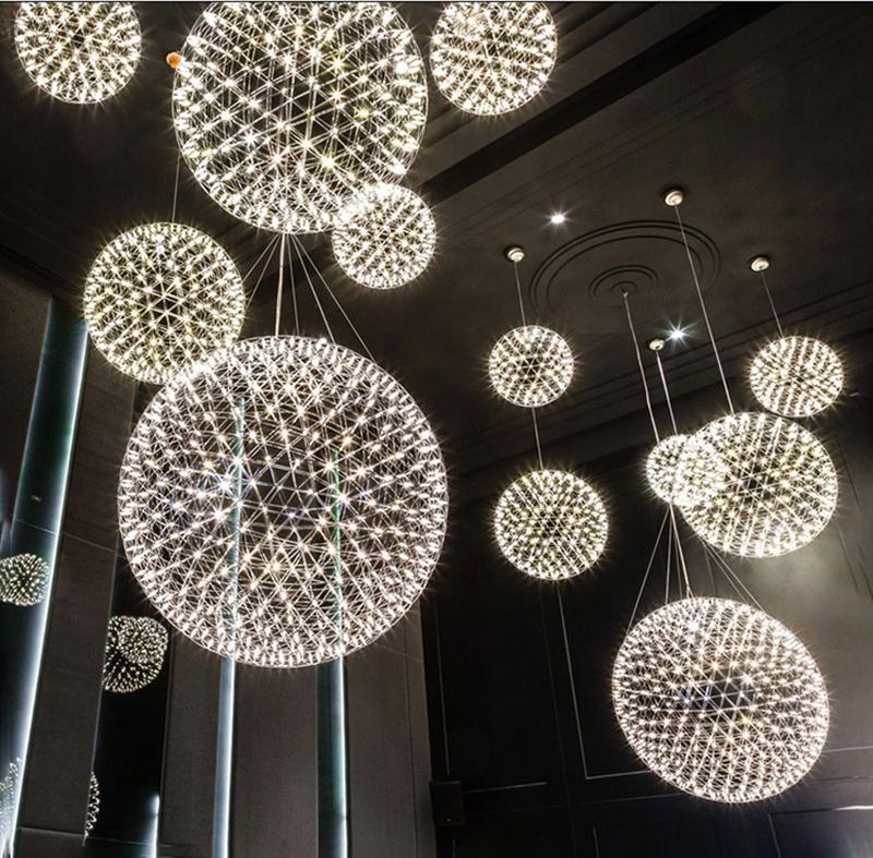Silver Spark Ball Pendant Light Pendant light