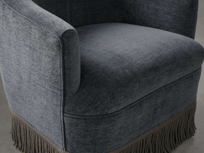 Savannah Swivel Chair with Fringe