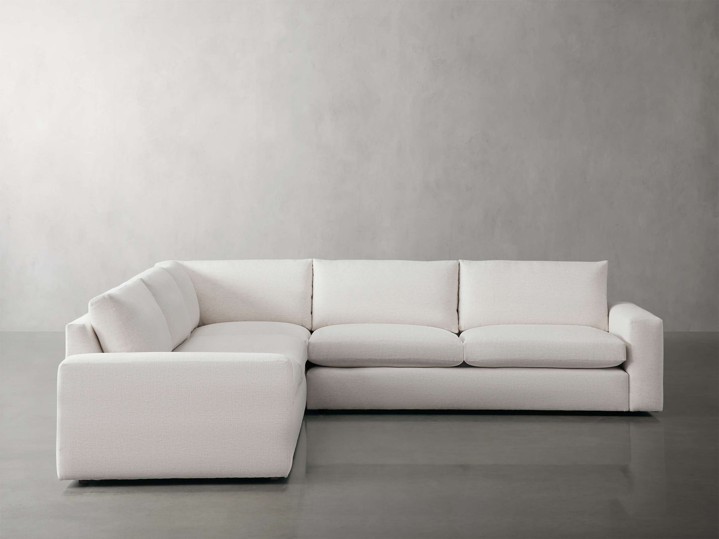 Kipton Wide Arm Three-Piece Corner Sectional