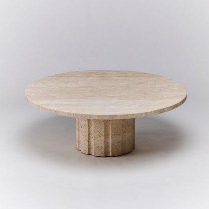 Interlude Amerigo Cocktail Table - Travertine
