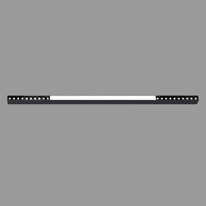 Magnetic Floating Light L 47.2″ x W 1.3″ x H 2″ / L 120cm x W 3.3cm x H 5.2cm / Black B / Warm Light Ceiling lamp