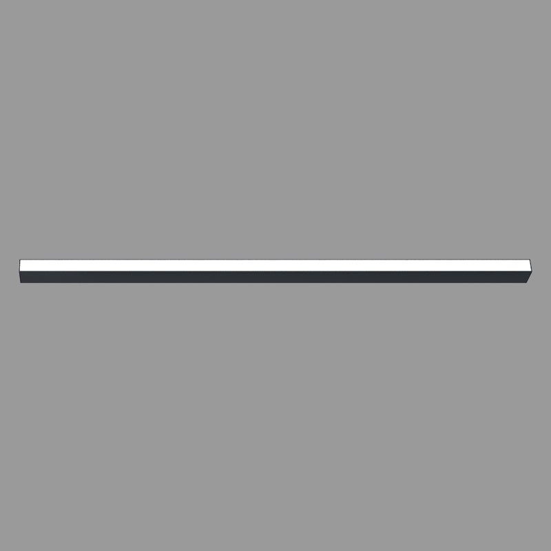 Magnetic Floating Light L 47.2″ x W 1.3″ x H 2″ / L 120cm x W 3.3cm x H 5.2cm / Black A / Warm Light Ceiling lamp