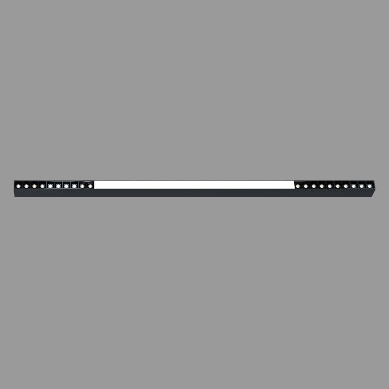SLD50 Naked Magnetic Lamp L 47.2″ x W 1.3″ x H 2″ / L 120cm x W 3.3cm x H 5.2cm / Black B / Warm Light Ceiling lamp