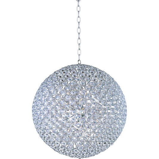 Polished Chrome Fifteen-Light Pendant