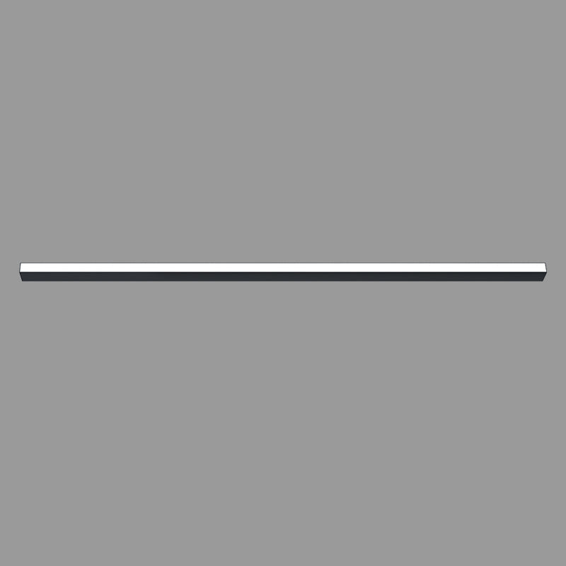 SLD50 Naked Magnetic Lamp L 57.7″ x W 1.3″ x H 2″ / L 146.5cm x W 3.3cm x H 5.2cm / Black A / Warm Light Ceiling lamp